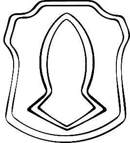 Candidate Pin, black and white