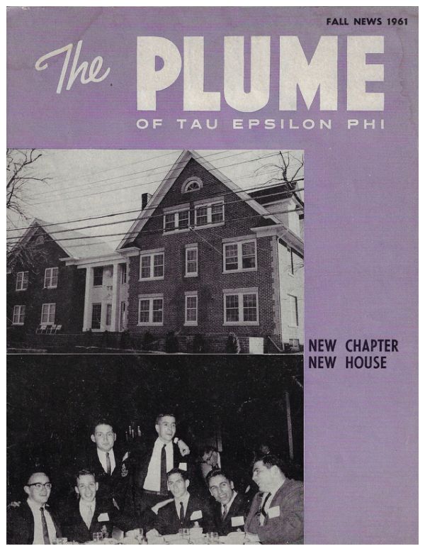 The Plume – Fall 1961 cover