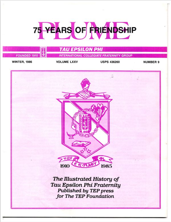 The Plume – Winter 1986 cover