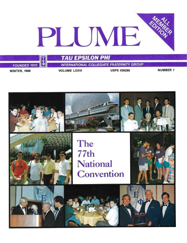 The Plume – Winter 1988 cover