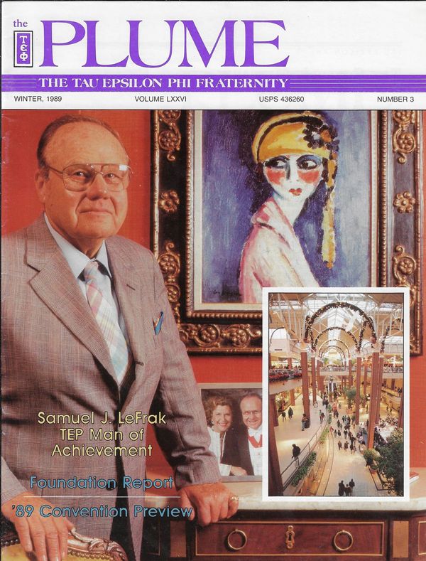 The Plume – Winter 1989 cover